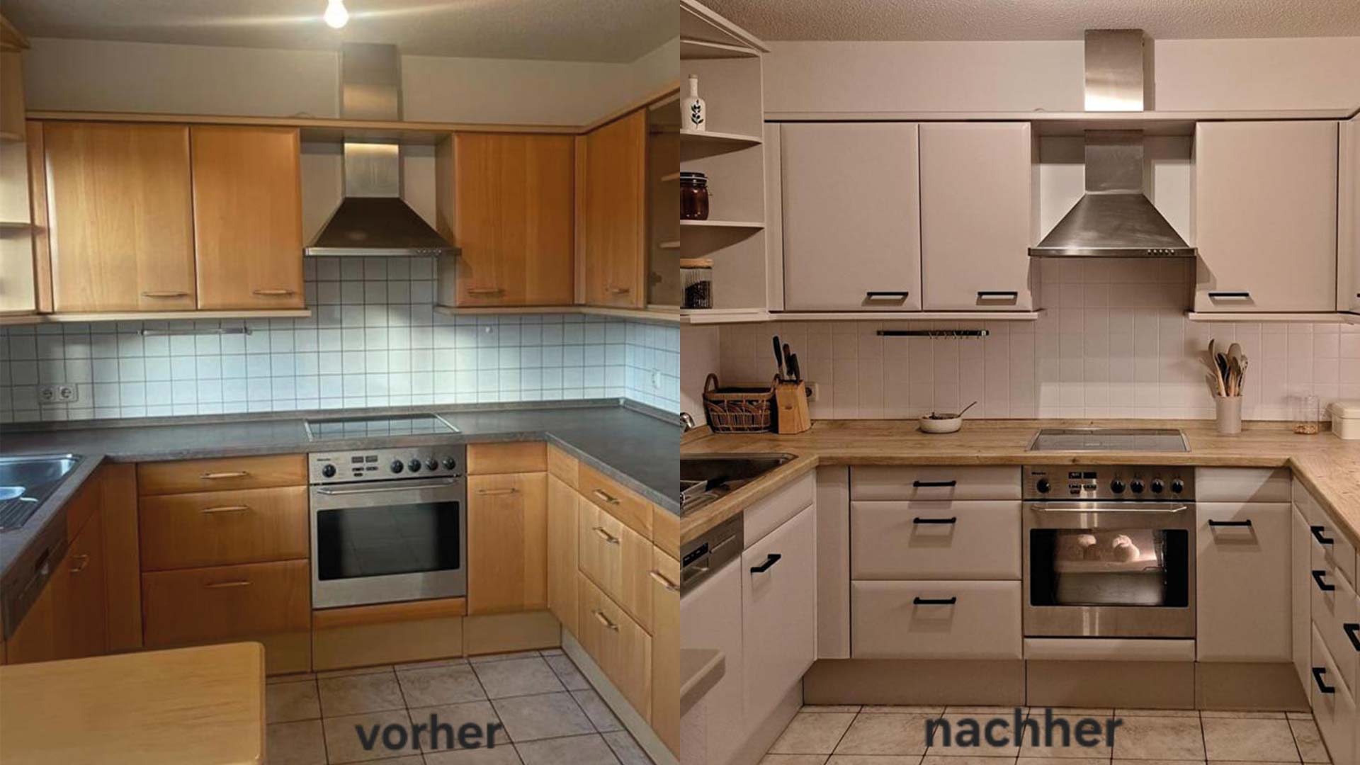 Küche vorher nachher Küche vorher nachher